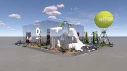 Sculptural envelope render